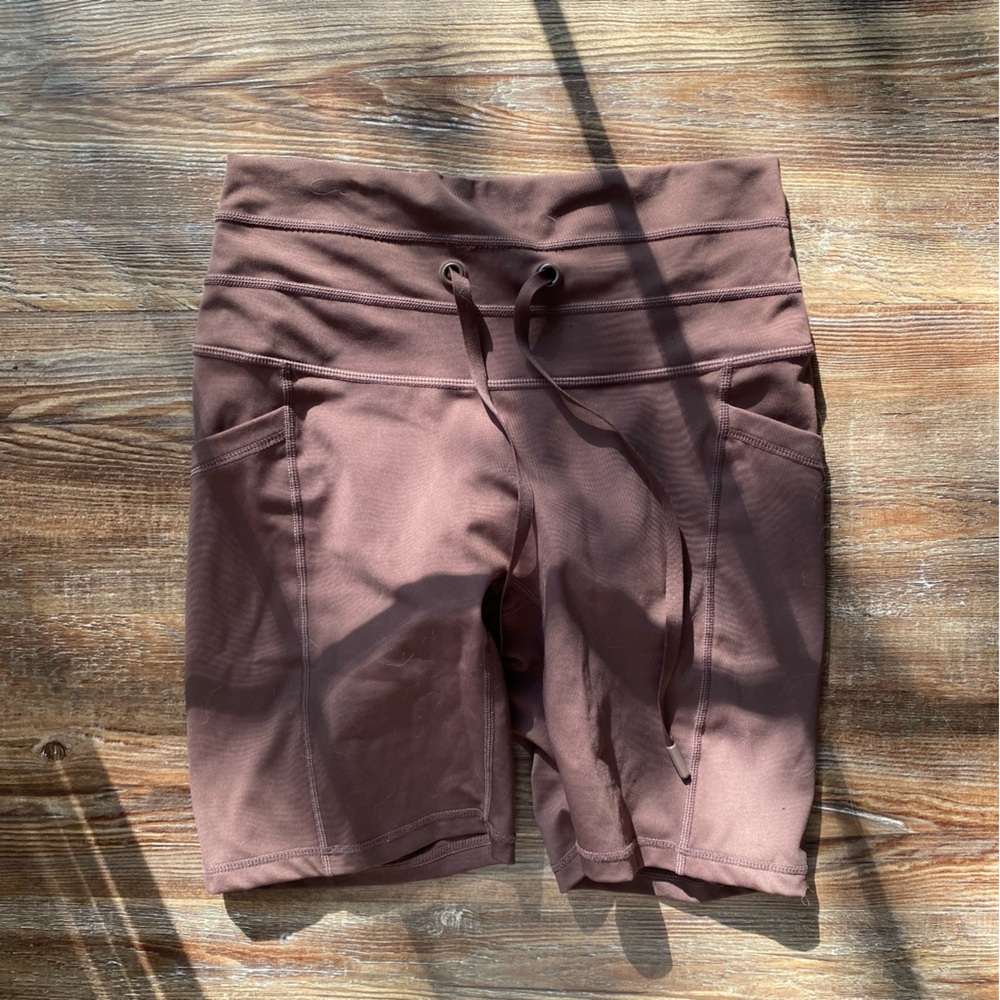 Cargo Biker Short with Pockets (Pet Hair Resistant) - Carob